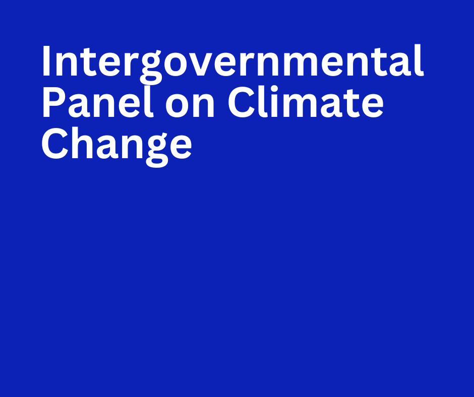 Intergovernmental Panel on Climate Change