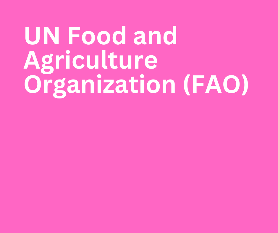 UN Food and Agriculture Organization