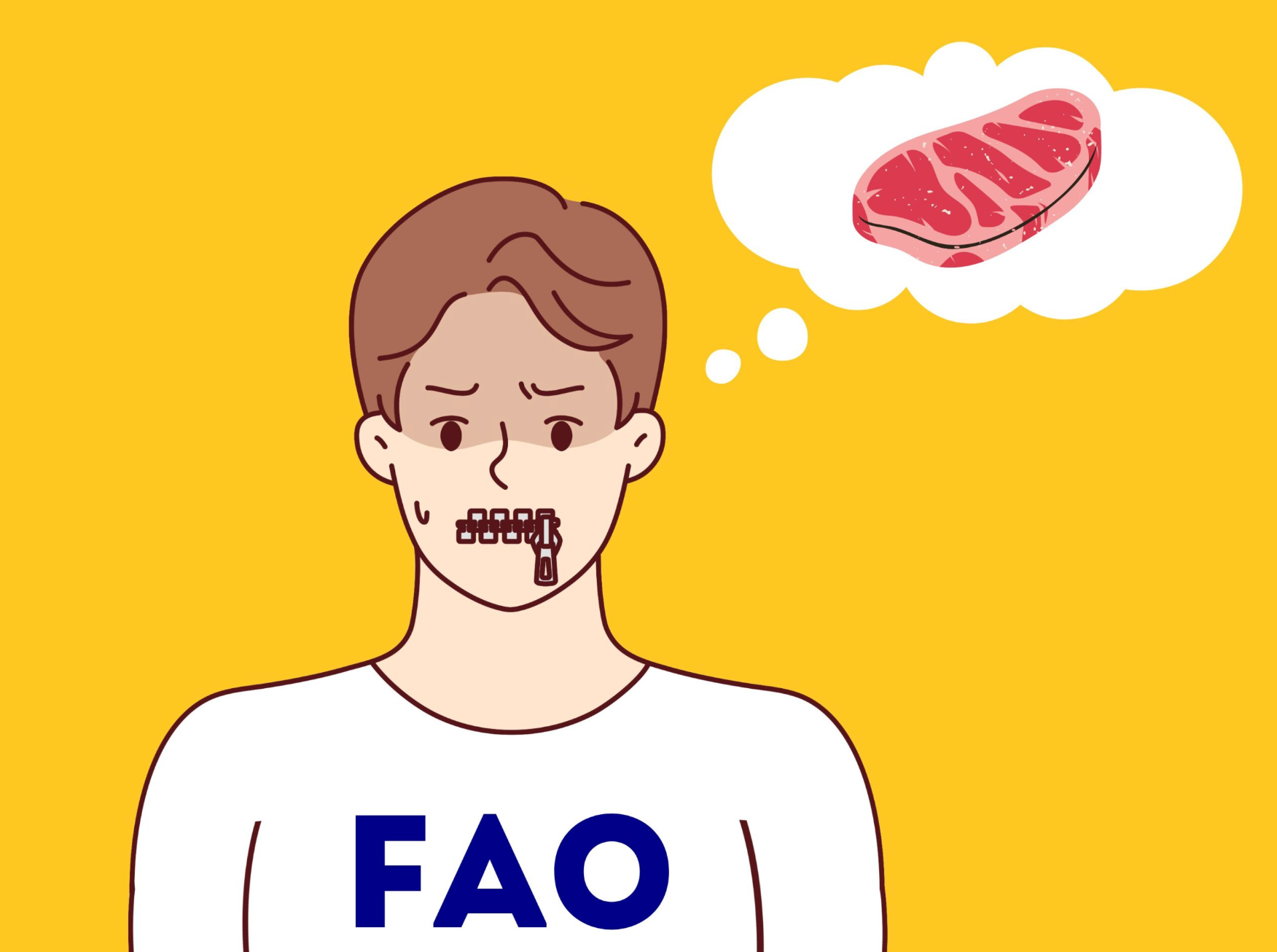 The FAO is not talking about meat