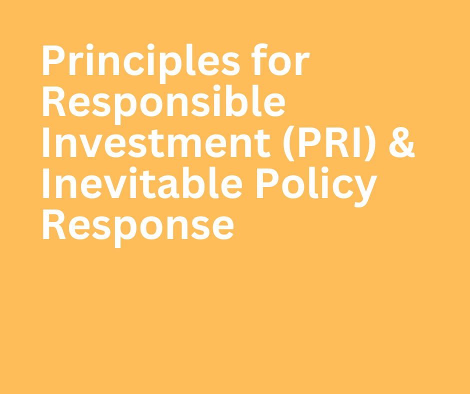 PRI Inevitable Policy Response